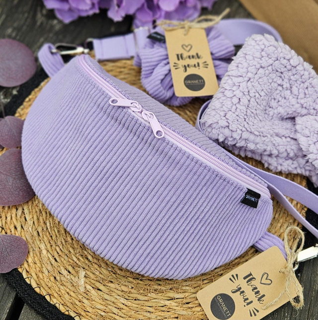 LILAC kordbársony övtáska