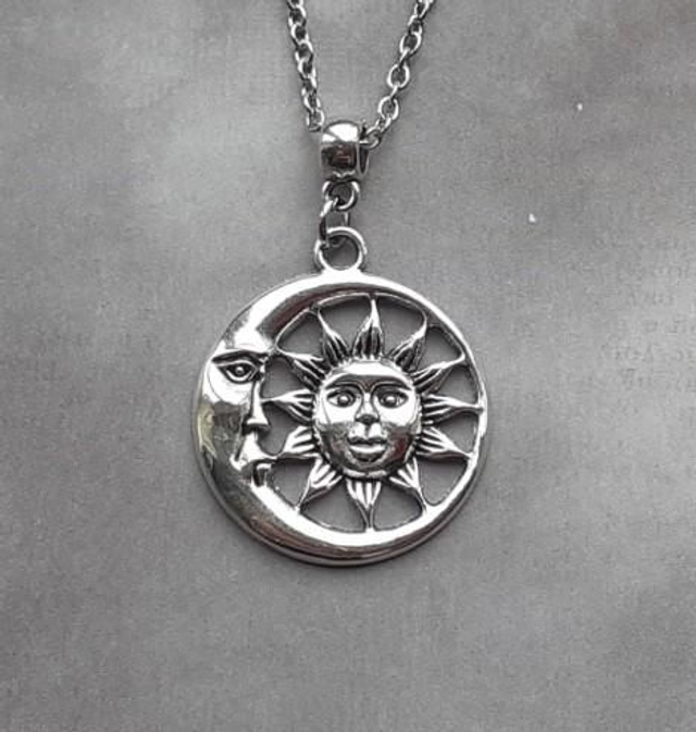 Sun and Moon Necklace 