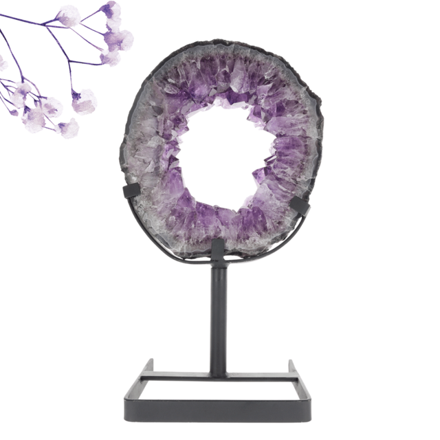 Améthyste sur pied 6.810kg