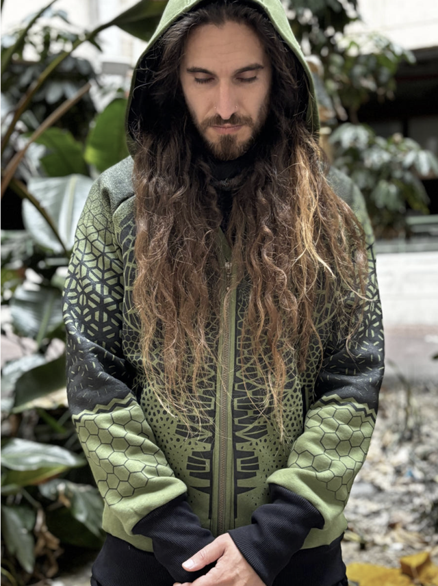 Mark Hoodie Men OLIVE 400046
