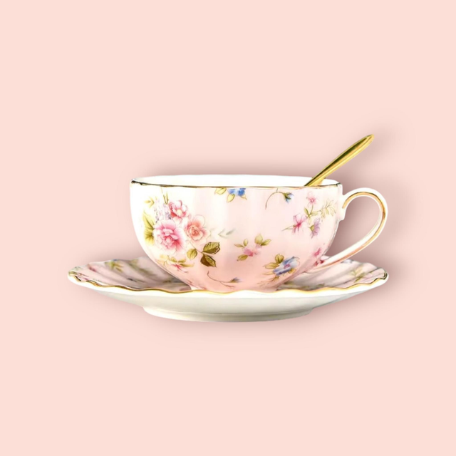 Tasse céramique England Collection rose