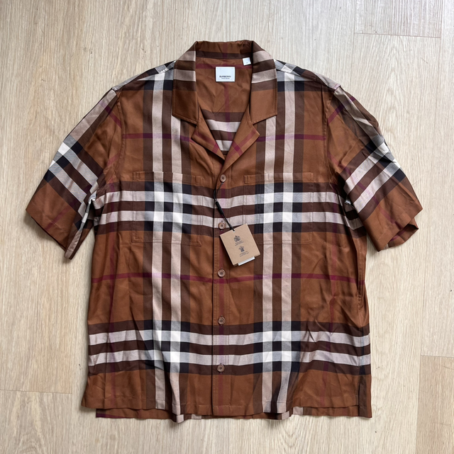 Burberry camicia maniche corte size M NEW