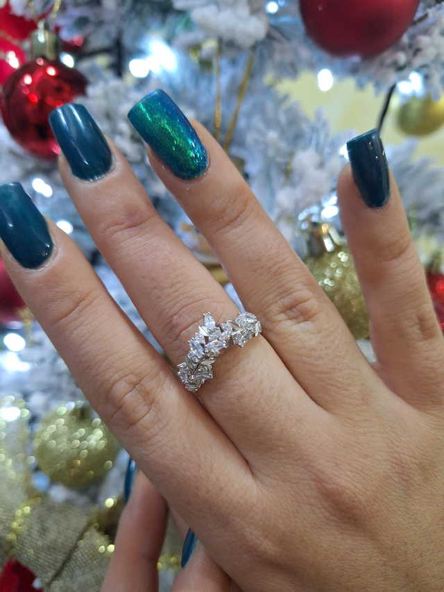 Foglioline Zirconate - Argento 925