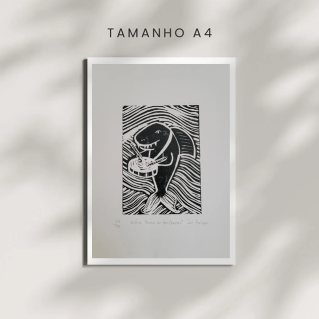 Gravura serie "mar de fanfarras", Drum'barão