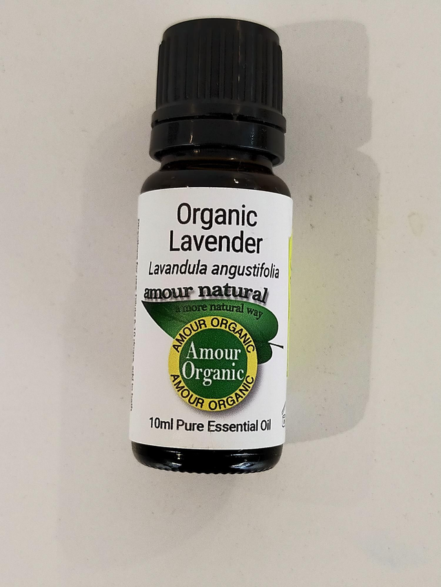 Lavender essential oil, organic 10ml (Lavandula angustifolia)  LAVORG0010