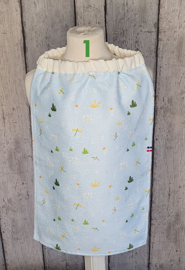 Bavoir - serviette de table tours de cou élastique - Jungle