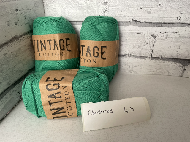 Vintage Cotton DK Greens 2