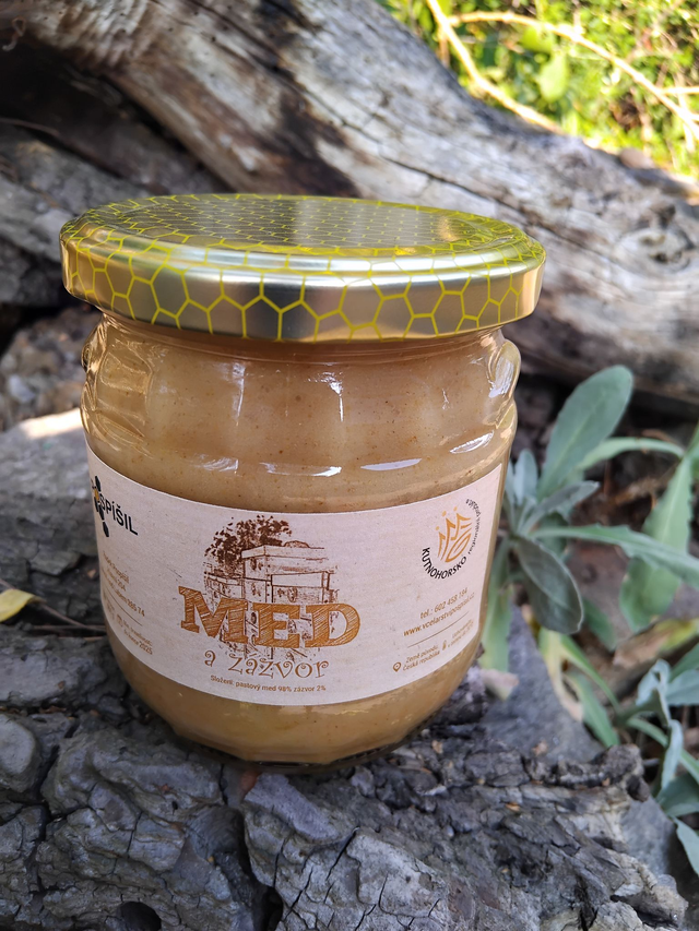 Med a zázvor - pastový med se zázvorem 500g