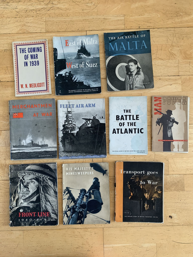World War II Books x 10 Job Lot