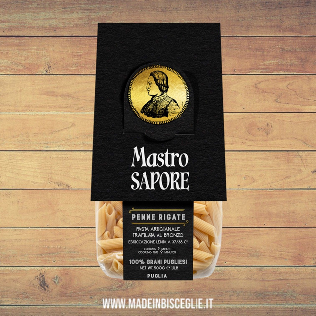 Penne rigate - 500gr - Mastro Sapore
