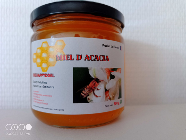 Miel d&#039;acacia (pot 500 g)