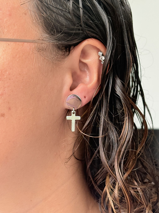Boucles d&#039;oreilles - Croix