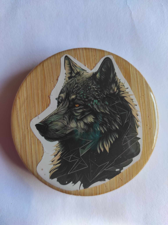 Décapsuleur Loup magnétique frigo