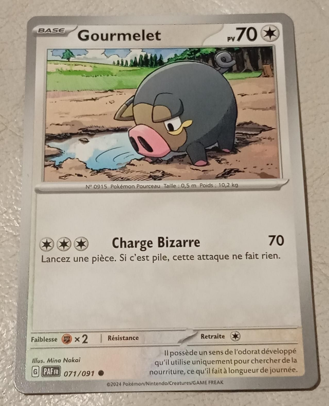 Carte pokémon Gourmelet