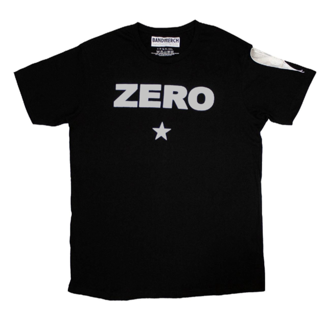 Smashing Pumpkins 'Zero Sleeve Print' (Black) T-Shirt - Medium 