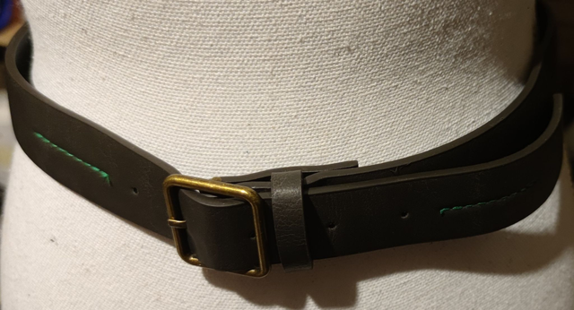Ceinture gris taupe homme