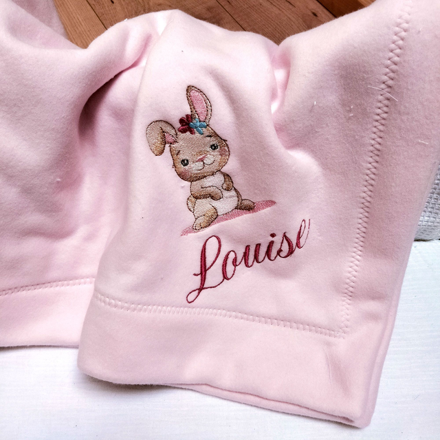 Couverture polaire coton douce et chaude lapinou