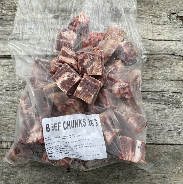 Beef chunks 