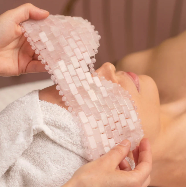 Masque au quartz rose 