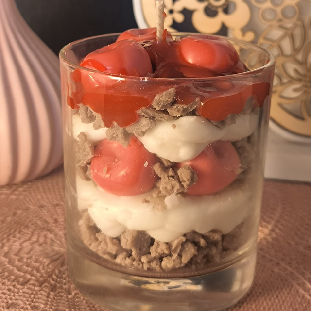 Duftkerze Kirsch-Dessert