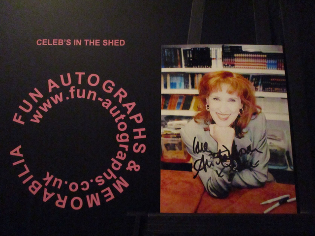 Anita Dobson Authentic Autographed 6x4.5 Our Facing Photograph