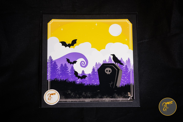 Illustration LGBT Non-binaire - Carte Carrée