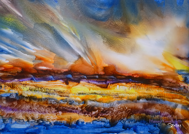 Flames of Creation : Poster Print A3