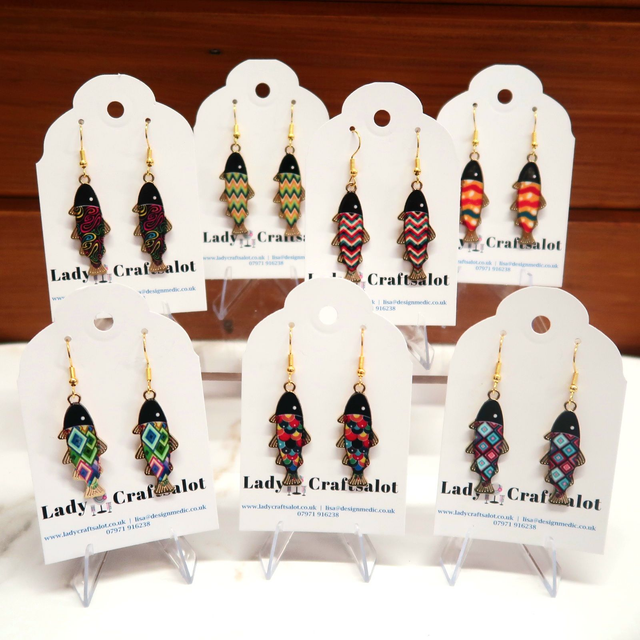 Funky Fish Earrings