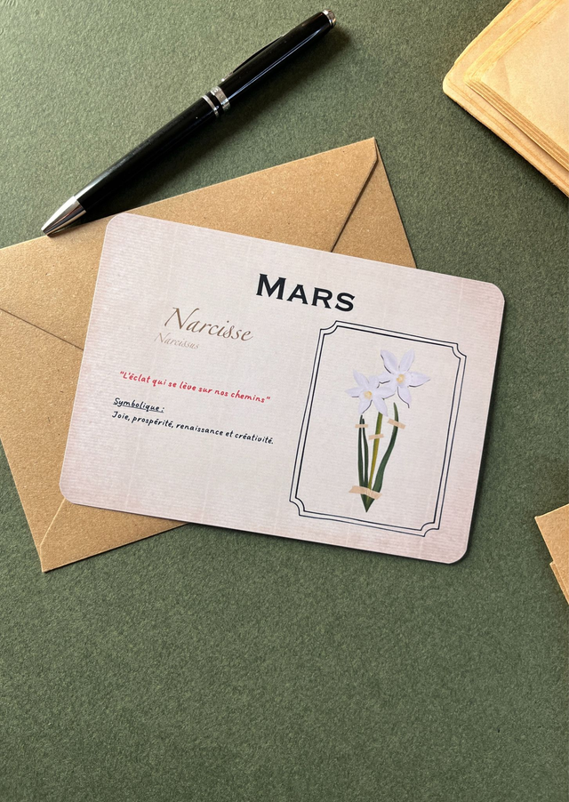 Carte 03. Mars, le Narcisse
