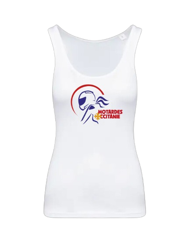 Débardeur Motardes Occitanie noir ou blanc 