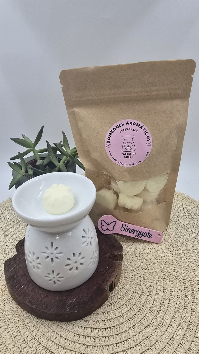 Bombones aromáticos - Pastel de limón