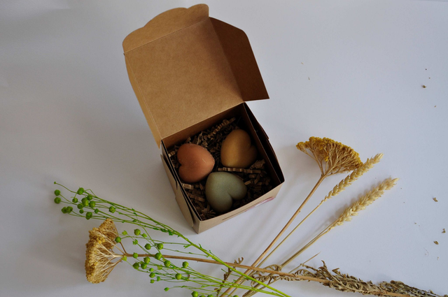 Coffret 3 savons "Petits coeurs"