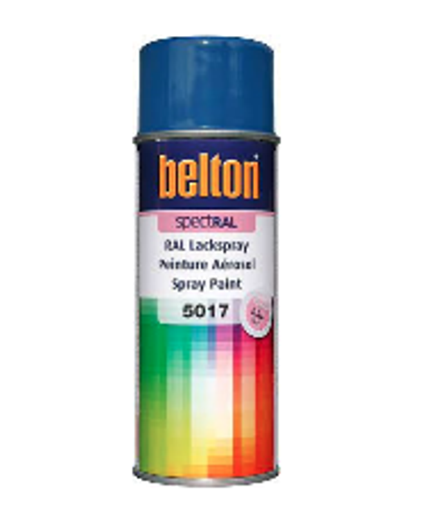 AEROSOL PEINTURE SPECTRAL BLEU SIGNALISATION RAL 5017 en 400ml. 