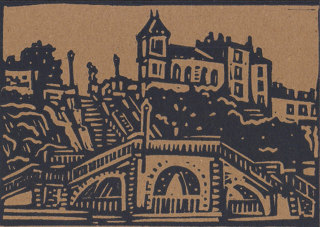 Lino-carte Nantes St anne