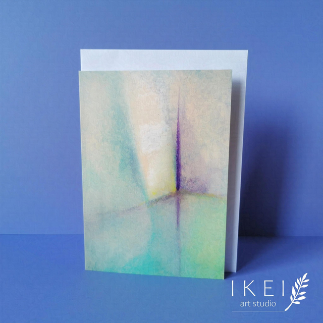 Postcard Abstract Blue