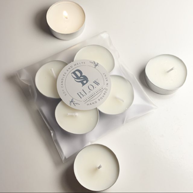 Unscented Soy Tea-Lights