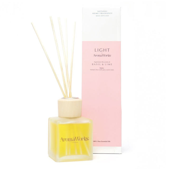 AromaWorks Light Range - Basil & Lime Diffuser 100ml