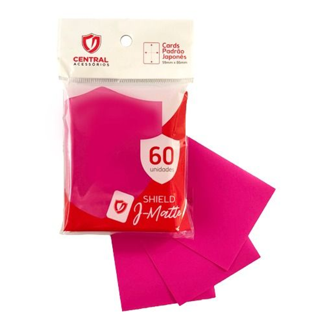 Central Shield (Sleeve) - Japonês Matte - 60 Unidade
