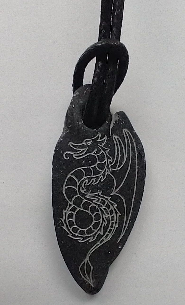 Pebble Pendant- Dragon