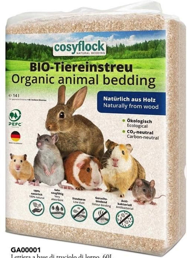 Truciolo depolverizzato 60 lt (3,5 kg circa)