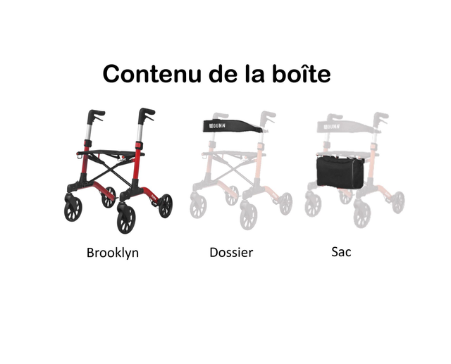 Déambulateur Brooklyn – Double pliage, design & autonomie