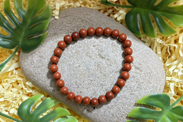BRACELET JASPE ROUGE