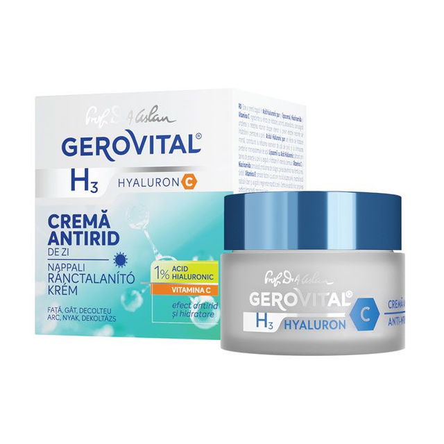 Gerovital Hyaluron C - Anti-rimpel dagcrème met hyaluronzuur 1%