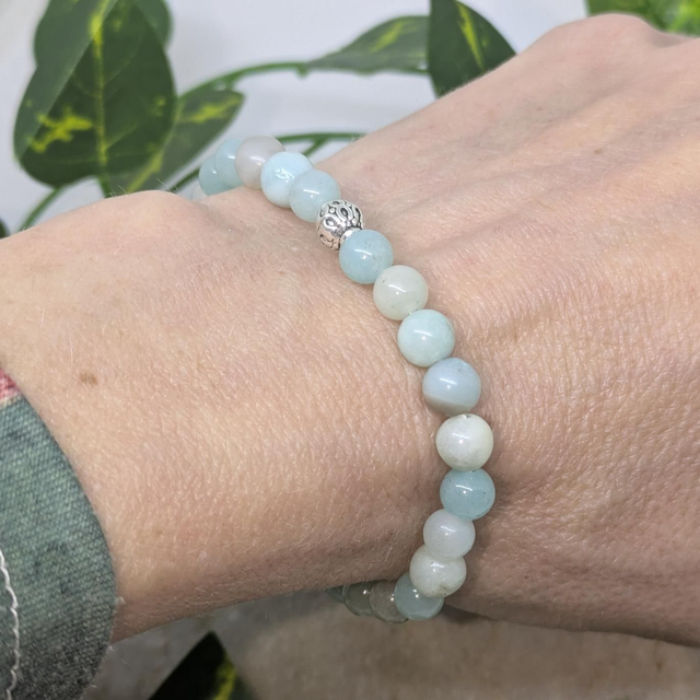 Bracelet "Amazonite" 6mm BR-026