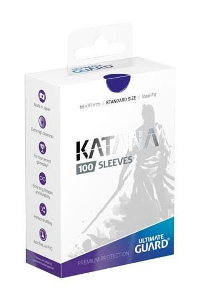 Ultimate Guard Katana Sleeves Standard Size (100) - Blue