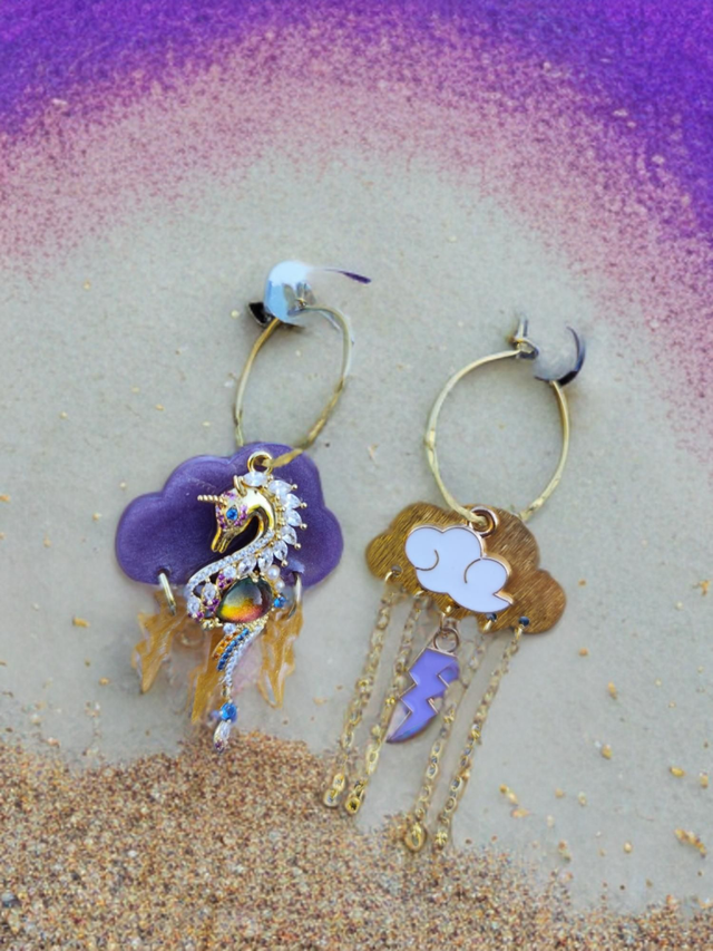 Boucles d&#039;oreilles &#039;Poseidon&#039;