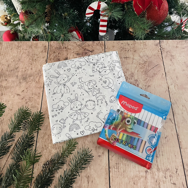 Tapis de coloriage (avec ses feutres)