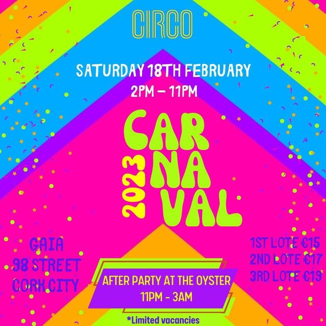 CARNAVAL CORK 2023 por CIRCO