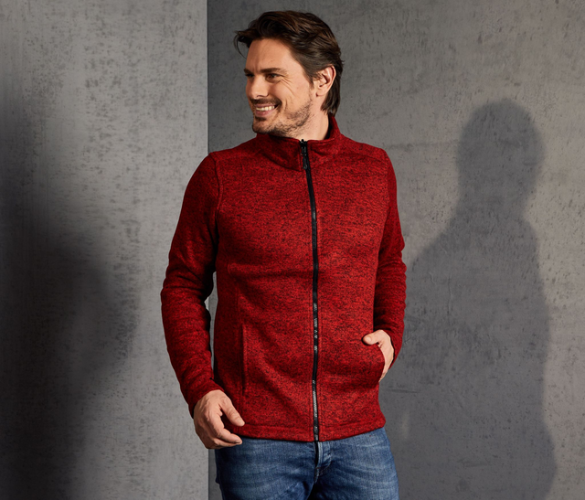 PROMODORO MEN'S KNIT FLEECE JACKET C+ PM7720