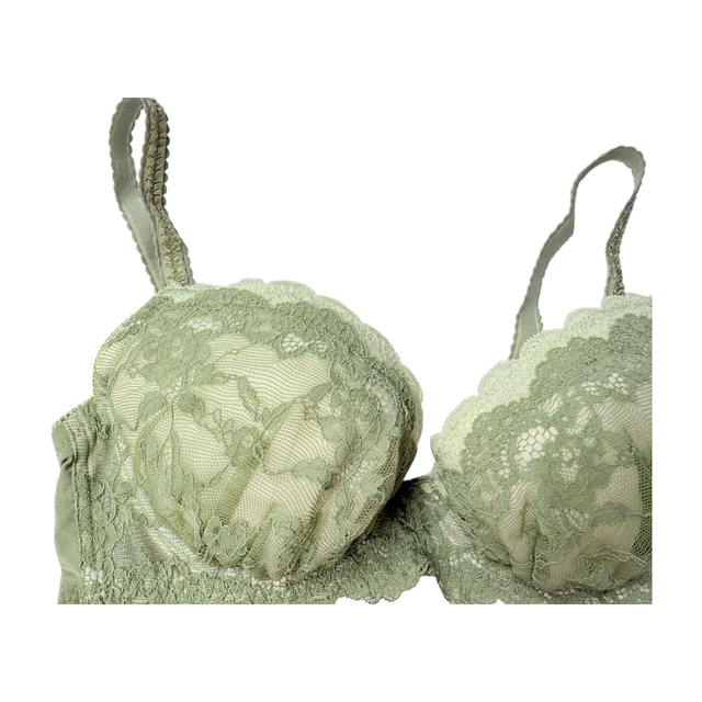 Green lace  Japanese Bra UK 32C